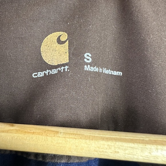 Carhartt Scrub Top Men's Small Ripstop Pocket Scrub Shirt Medical Nurse Blue - Picture 3 of 11